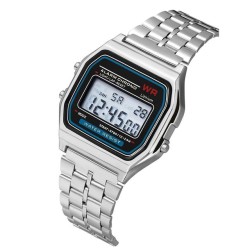 Reloj digital económico para hombre F91W - Negro