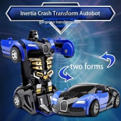 Robot Transformer Carro Bugatti Genérico Robot Transformer Carro Bugatti Genérico