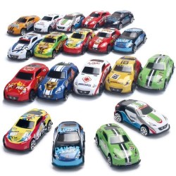 Automóviles de carrera Set 6 carros de cuerda