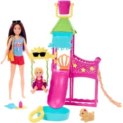 Barbie Skipper salvavidas parque acuático