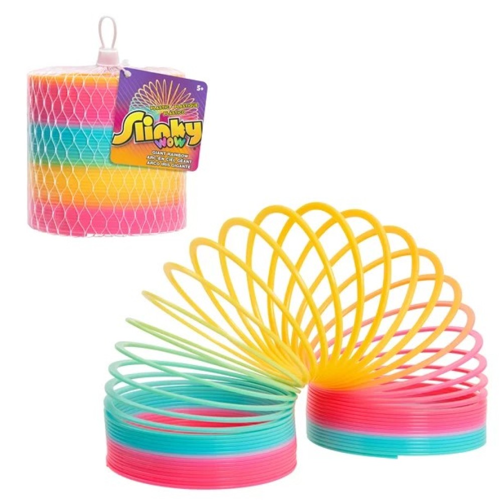 Slinky Wow Resorte de juguete Arco Íris Gigante