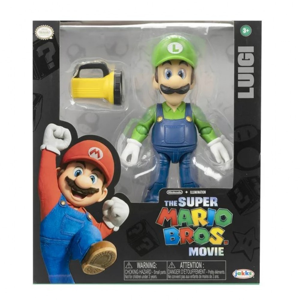 The Super Mario Bros Movie muñeco Luigi The Super Mario Bros Movie muñeco Luigi