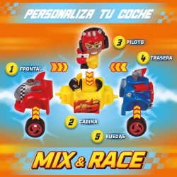 T-Racers Colección Color Rush Pack de 8 T-Racers Colección Color Rush Pack de 8