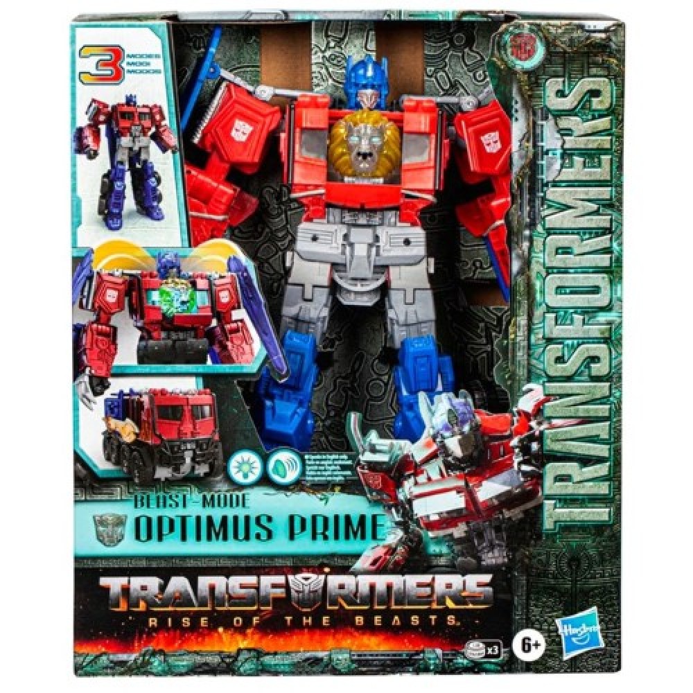 Transformers Rise of the Beasts Beast Mode Optimus