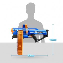 X-Shot Insanity Mad Mega Barrel Lanzador plástico