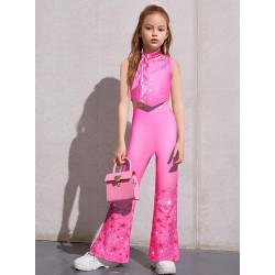 Disfraz para niñas de la Barbie Vaquera Rosa