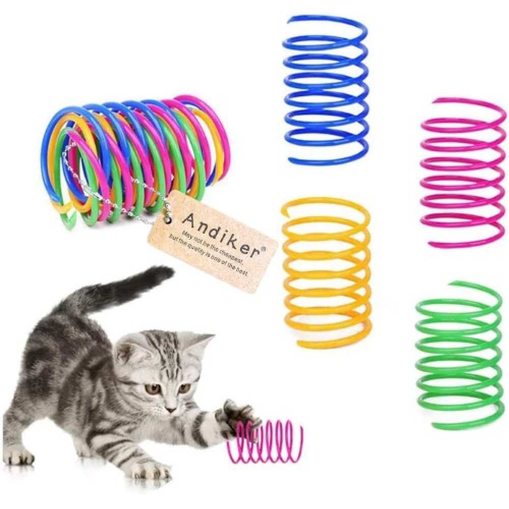 Docena de espirales resortes para gatos Docena de espirales resortes para gatos