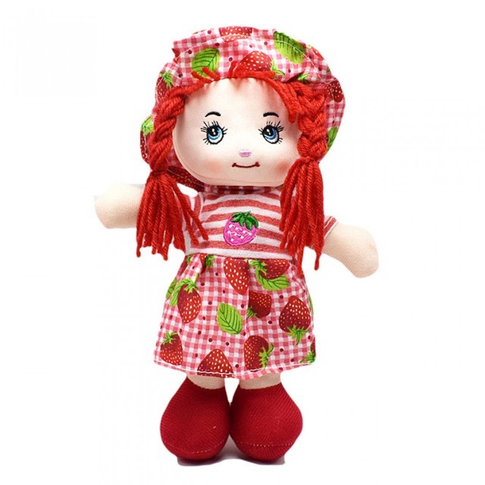 Frutitas Muñeca de Trapo 25 cm Fresa 1 Frutitas Muñeca de Trapo 25 cm Fresa 1