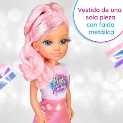 Nancy Shine mechones metalizados rosa