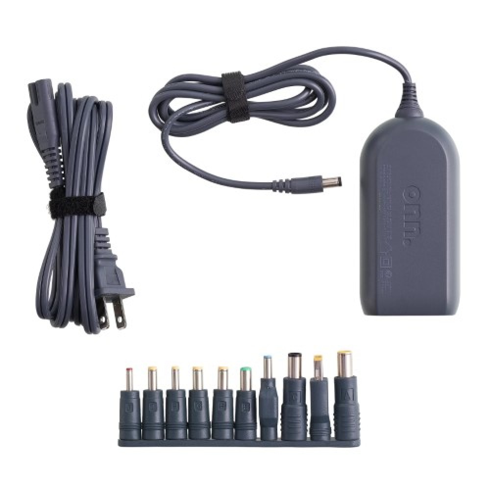 onn. Cargador universal para laptop 65W