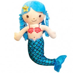 Sirena de felpa muñeca de Trapo 30 cm Azul Sirena de felpa muñeca de Trapo 30 cm Azul