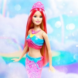 Barbie sirena luces arcoíris DHC40