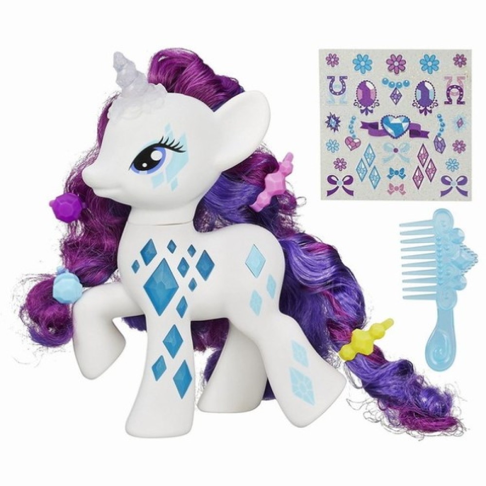 My Little Pony Rarity brillo y glamour