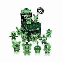 Five Nights Freddys figura misteriosa neón