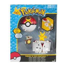 Pokémon 2 pokebolas y figuras