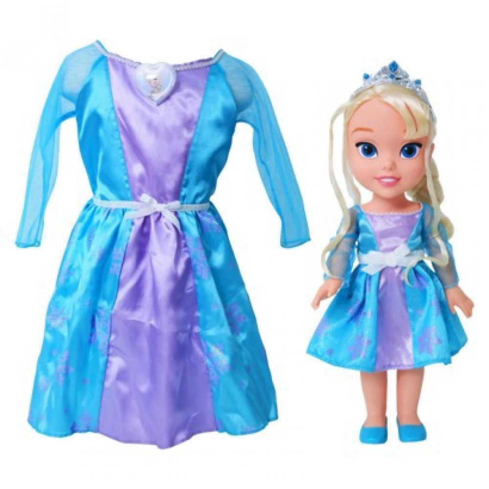 Frozen muñeca y vestido niña