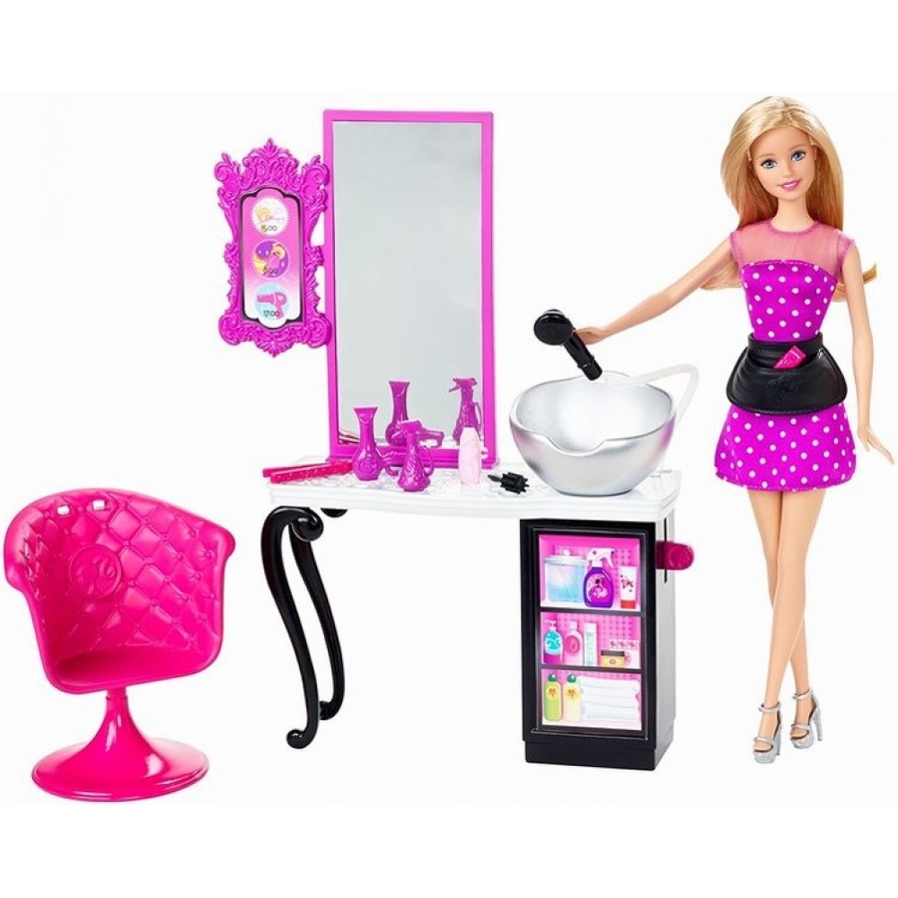 Barbie salón belleza CMM55