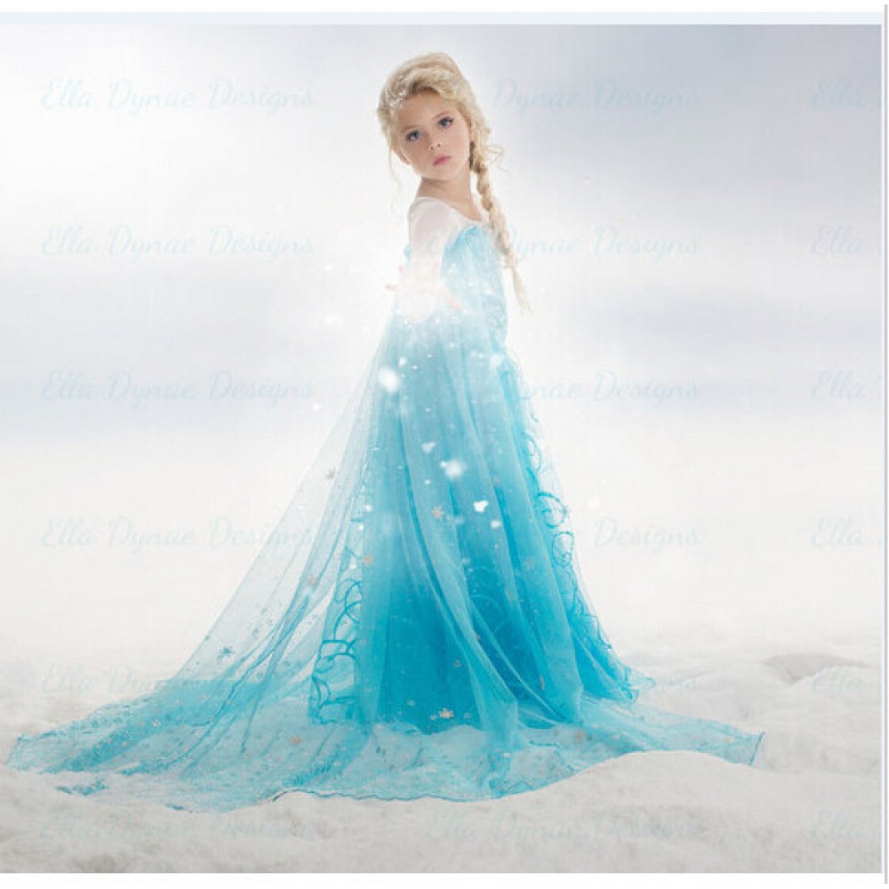 Frozen Elsa disfraz cosplay