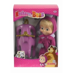 Masha y el Oso masha con trineo