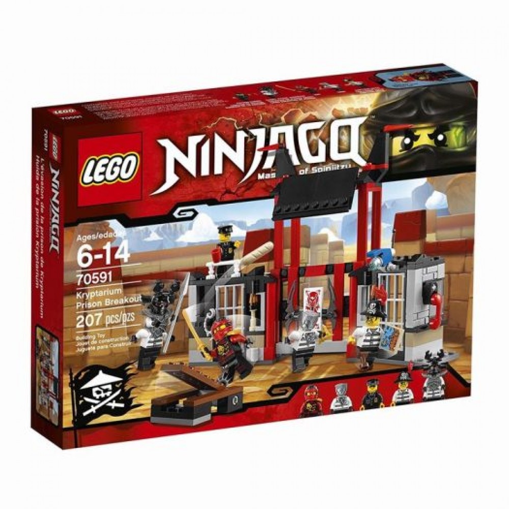 Lego Ninjago huida prisión kryptorium