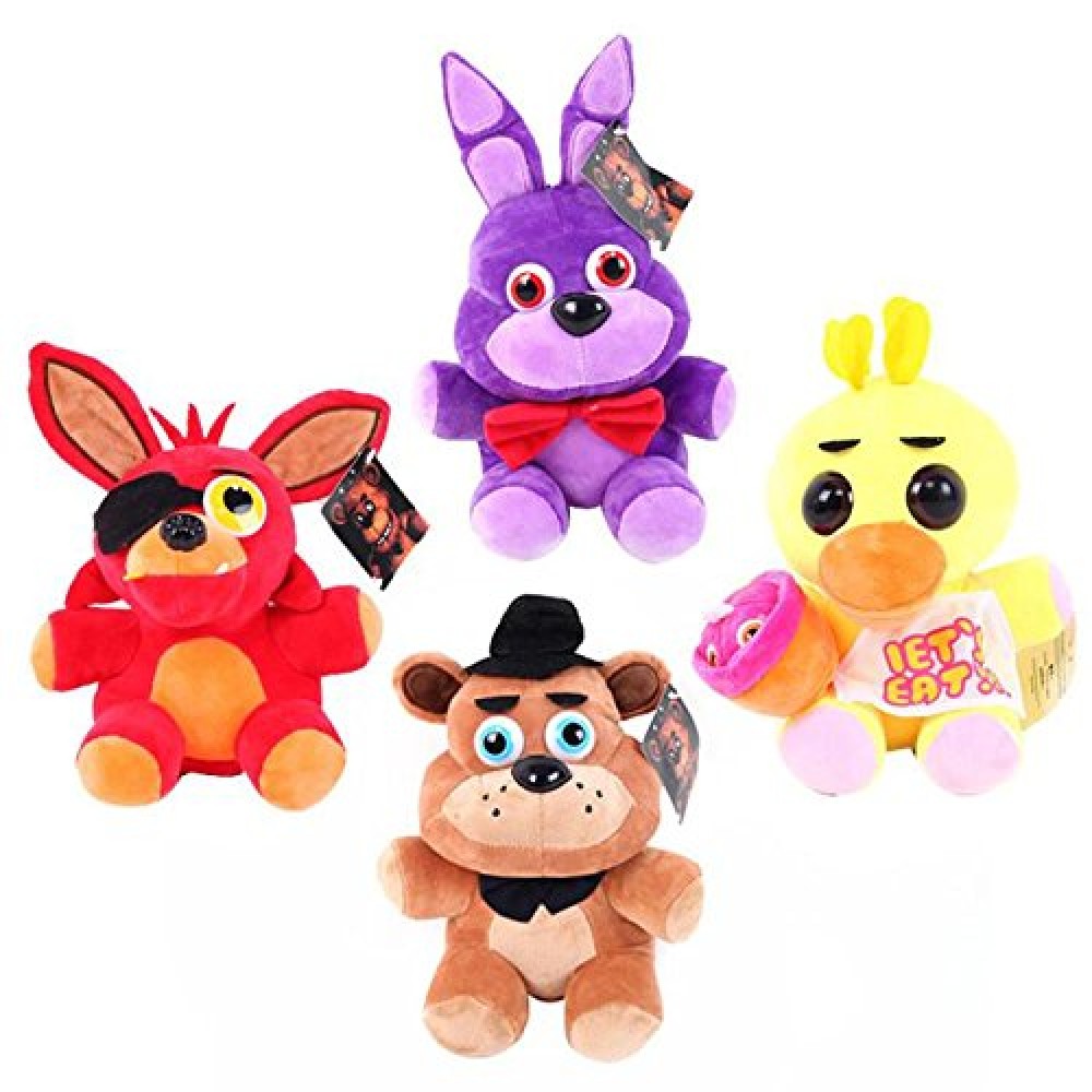 Five Nights Freddys Set 4 peluches Five Nights Freddys Set 4 peluches