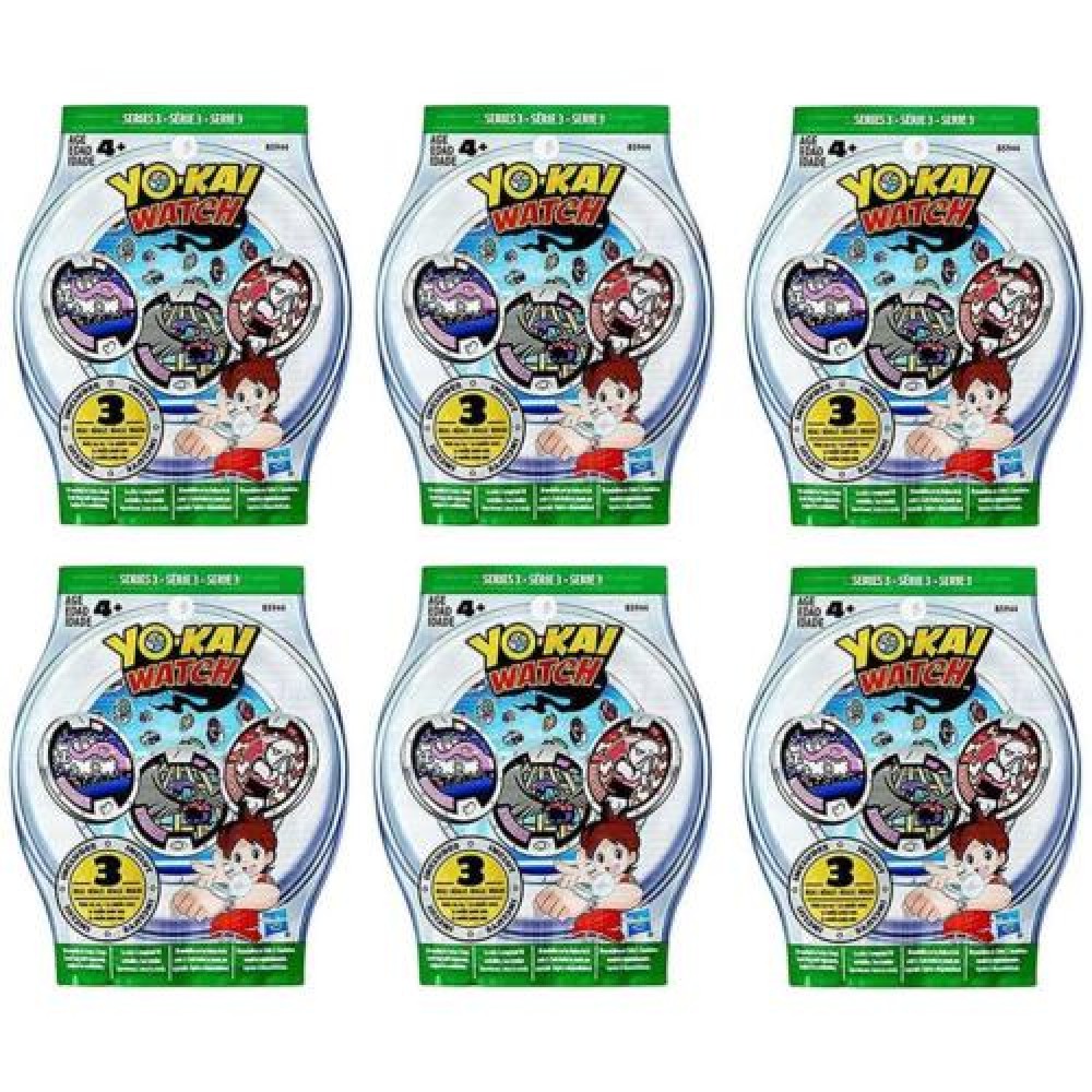 Yo-kai Watch serie 3 pack de 6