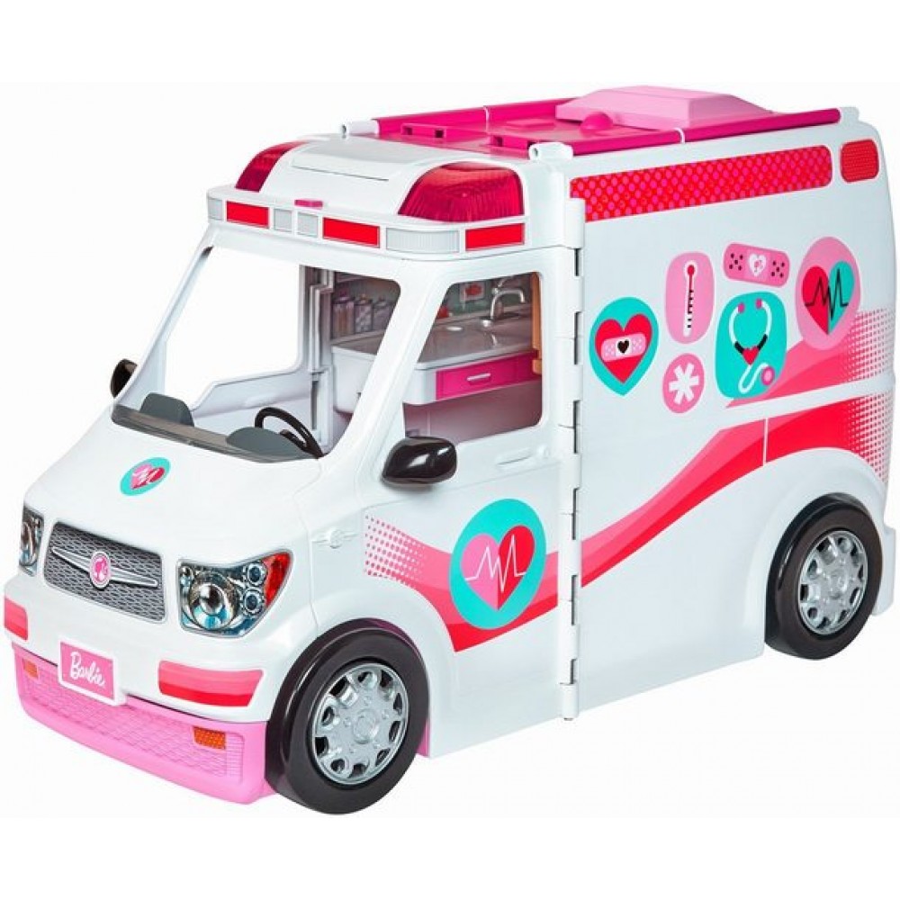 Barbie ambulancia FRM19