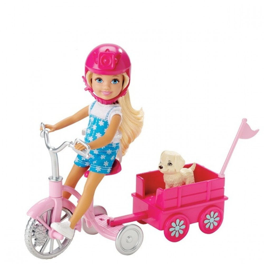 Barbie Chelsea y su triciclo CNB23