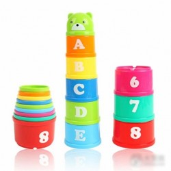 Tazas apilamiento colores