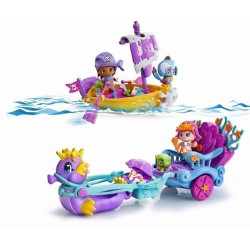 Pinypon carruaje sirena y barco pirata