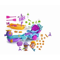 Pinypon carruaje sirena y barco pirata