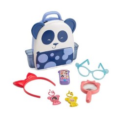 Cleo y Cuquin maleta panda muñecas FLW56