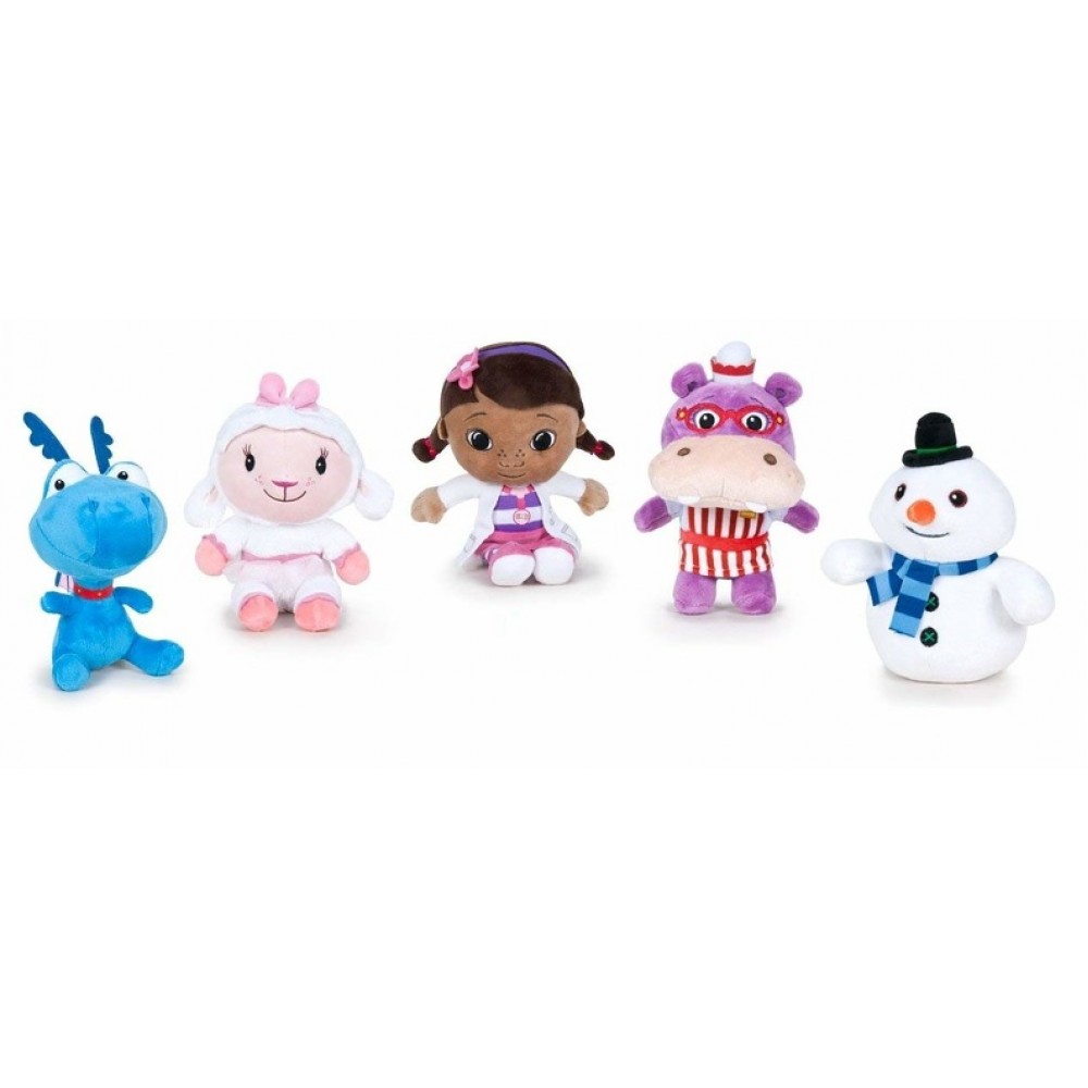 Doctora Juguetes pack 5 peluches
