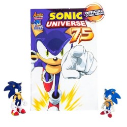 Sonic pack 2 figuras y cómic