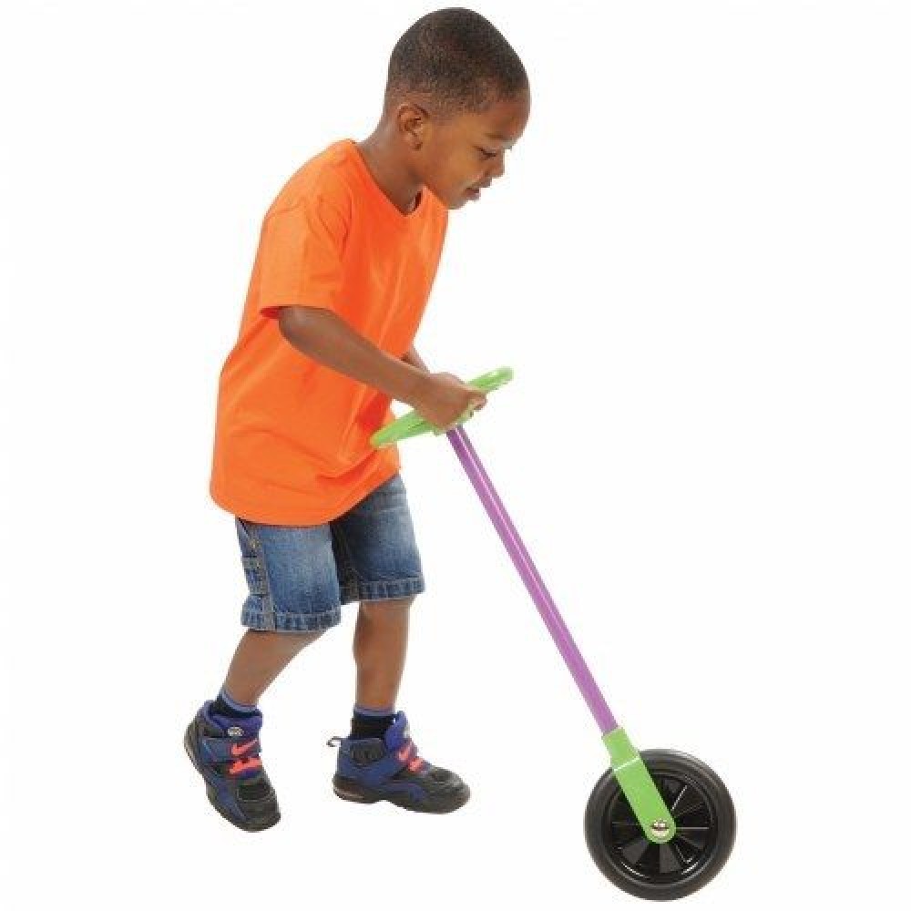 Juguete rueda con volante multicolor