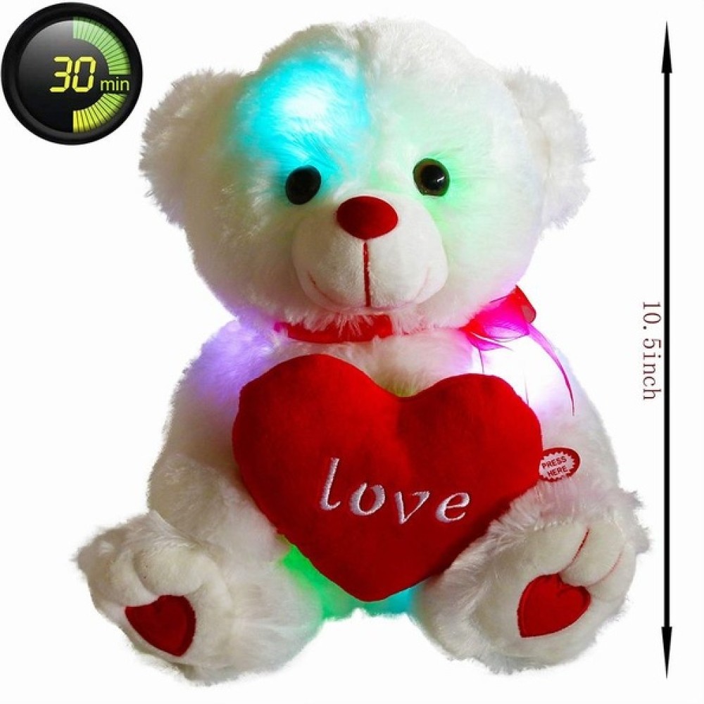 Oso peluche luces led y sonidos