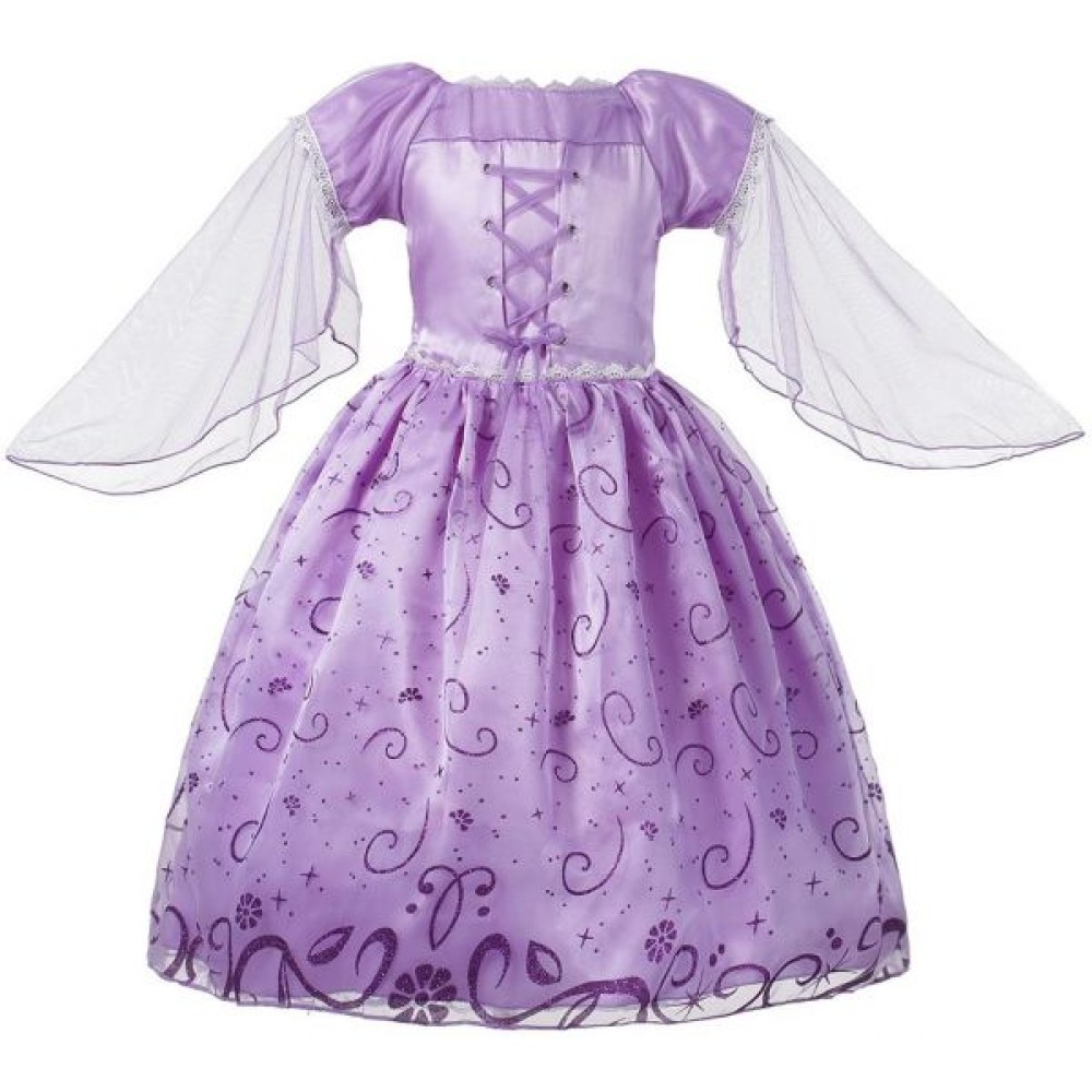 Disfraz con mangas Rapunzel Relibeauty