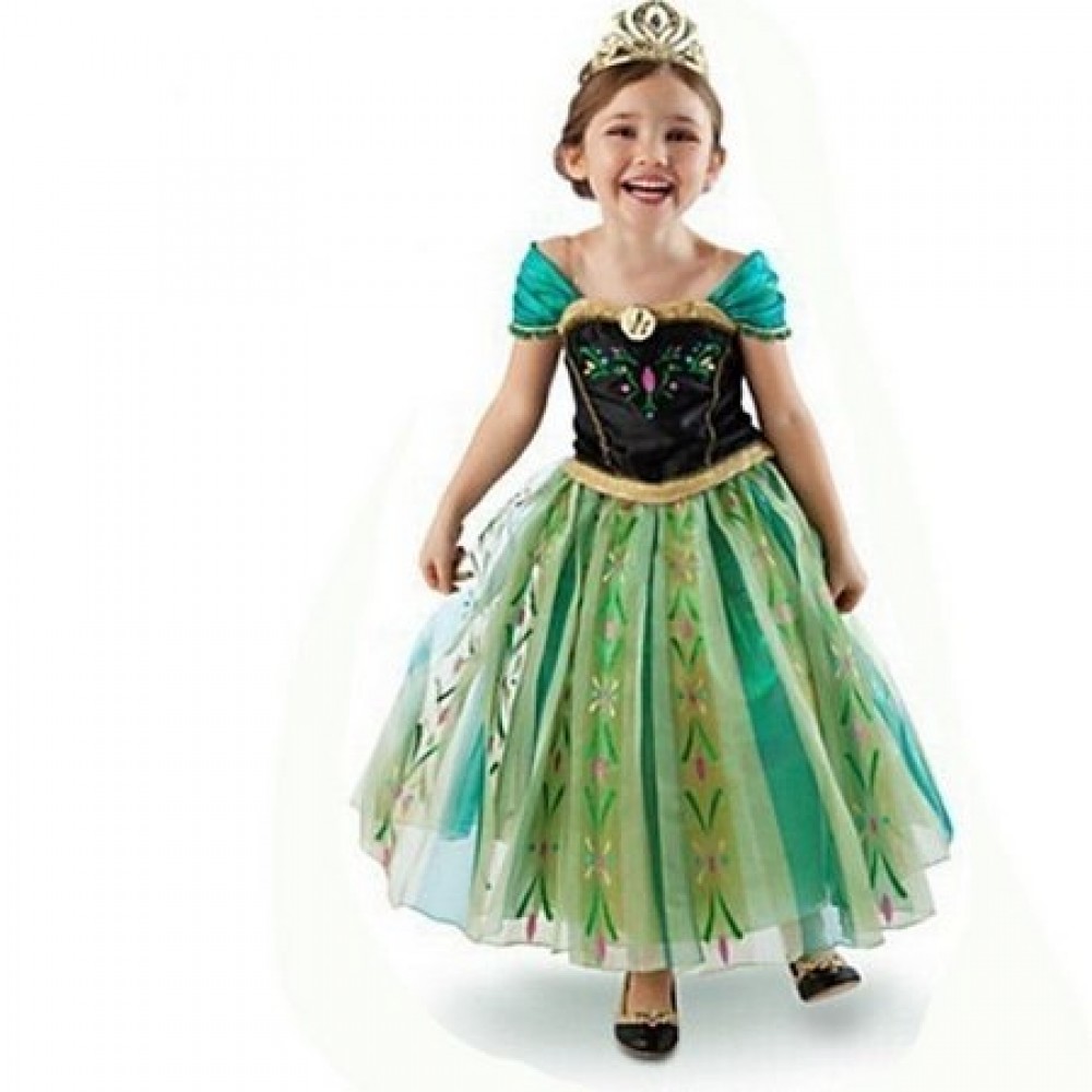 Frozen vestido infantil princesa Anna Frozen vestido infantil princesa Anna