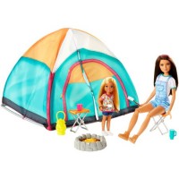 Barbie camping hermanas FNY39