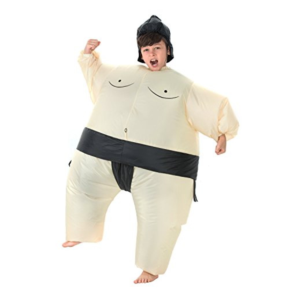 Disfraz luchador sumo inflable
