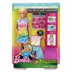 Barbie Crayola estampado FRP05 Barbie Crayola estampado FRP05