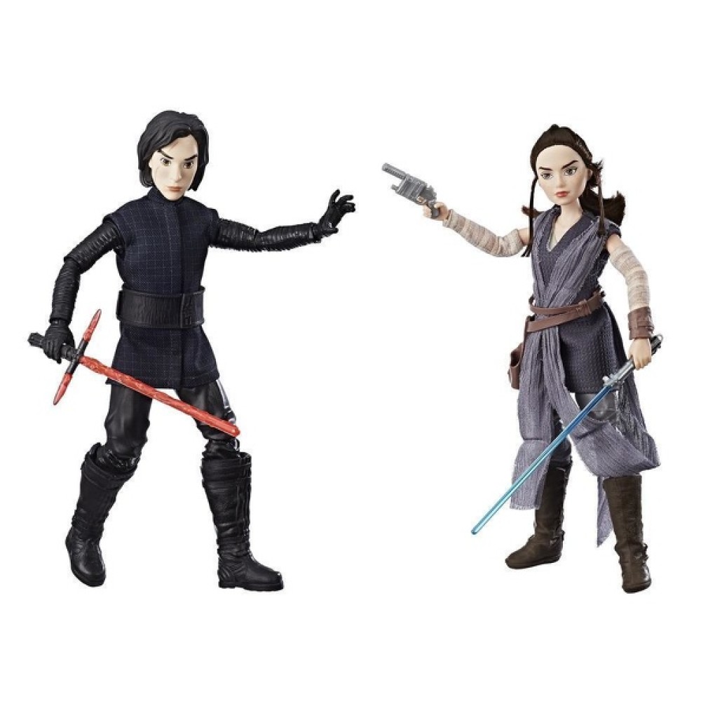 Star Wars Kylo Rey of Jakku y Kylo Ren