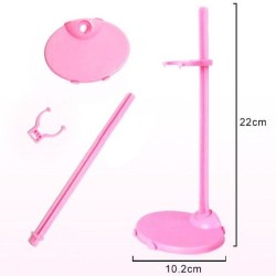 Juego 10 bases peanas soportes barbies