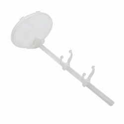 10 peanas bases soportes barbie transparente