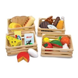 Melissa and Doug comida de juguete madera