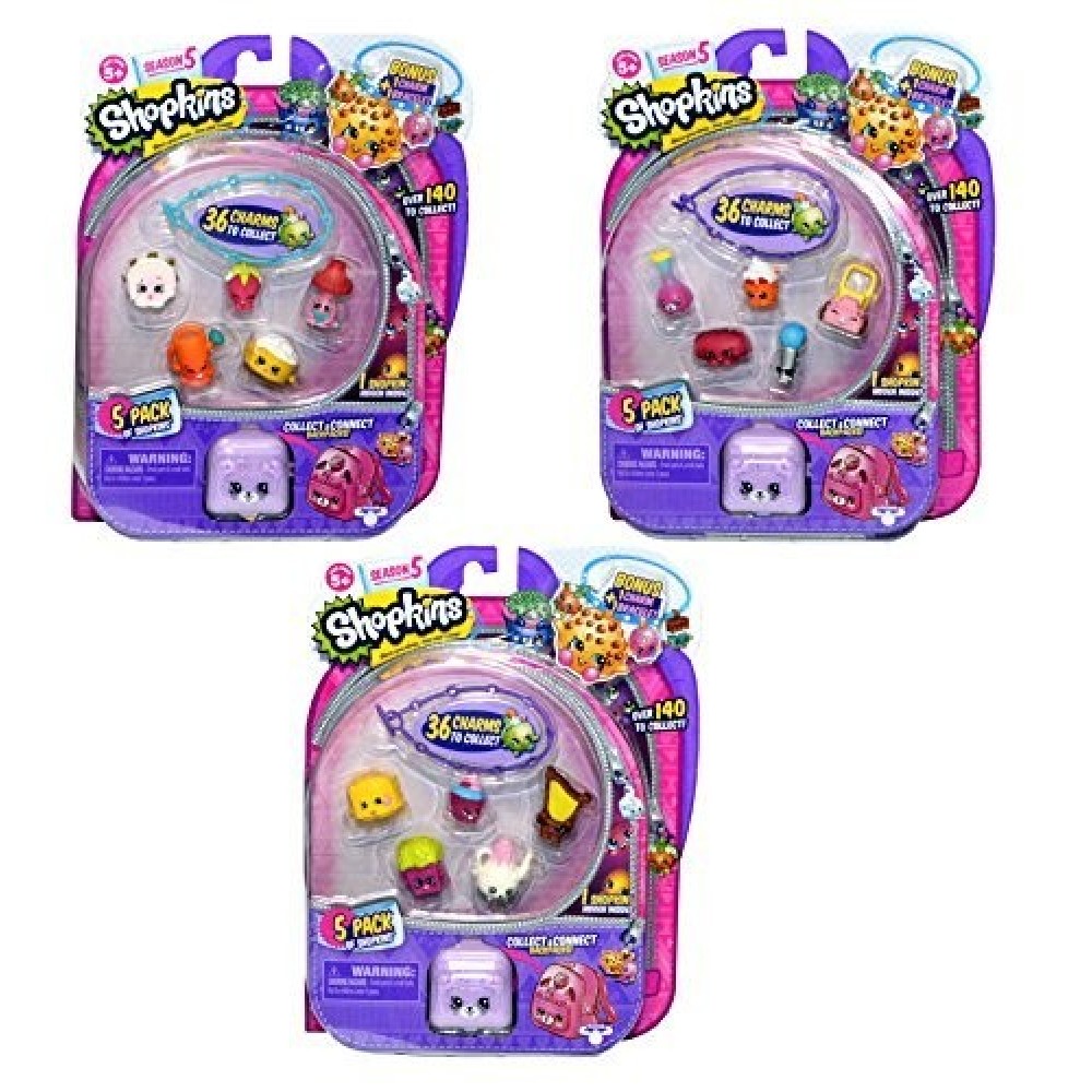Shopkins 5 pack 5 figuras surtido