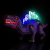 Dinosaurio que camina luces LED