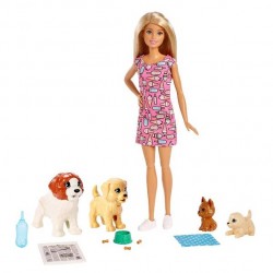 Barbie cuidadora perritos FXH08 Barbie cuidadora perritos FXH08
