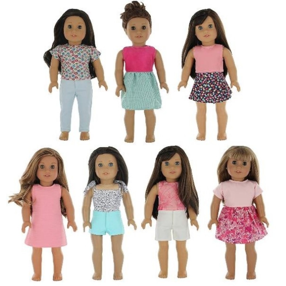 American Girl moda genérica 7 piezas set 2