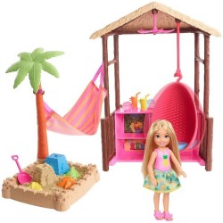 Barbie Chelsea choza tiki FWV24